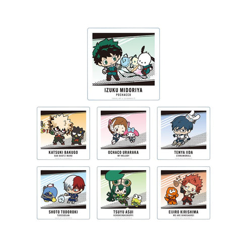 『僕のヒーローアカデミア × サンリオキャラクターズ』トレーディングアクリルカード 1年A組 ver.A(単位/BOX)【202508再販】